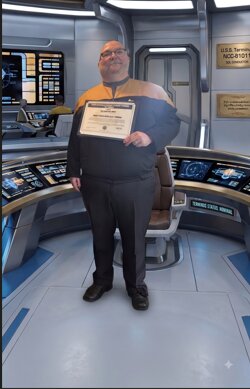 USS Terminus Atlanta Star Trek fan club Recruit Topher Kohan, Chief of Communications